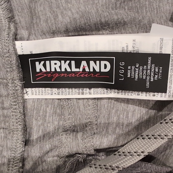 L : Kirkland Signature Lounge/Sweatpants Mens - Picture 6 of 9